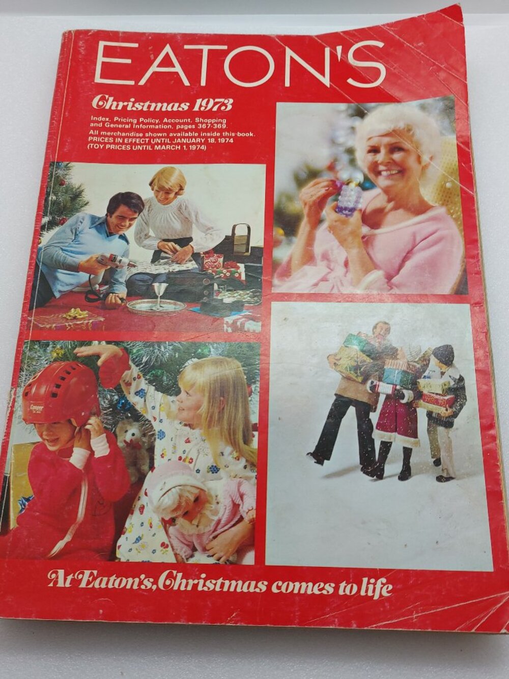 Vintage 1973 Eaton's Christmas Catalog Toys GI Joe, Barbie, Fisher Price